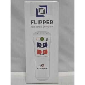 Flipper Big Button Universal TV Remote Simple Controls for Seniors Elderly Used